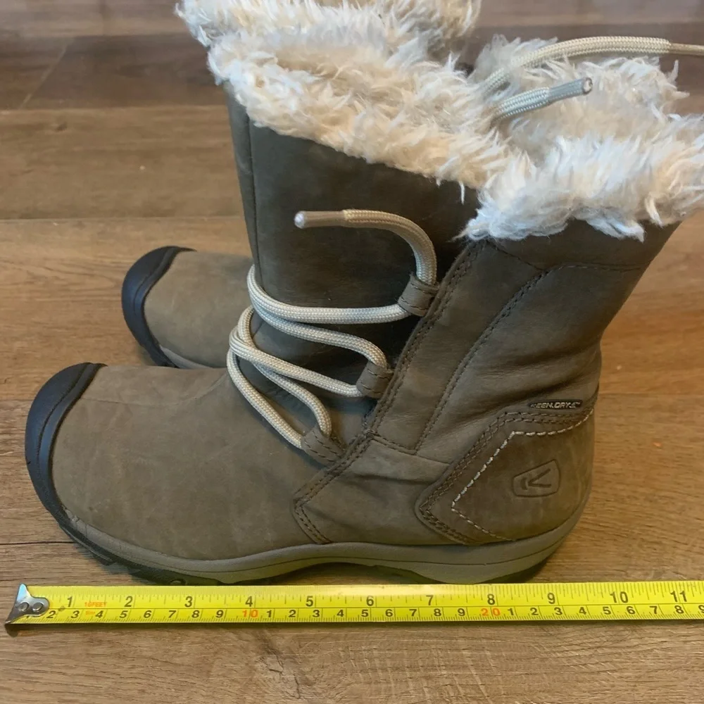 Keen Youth Brown Winter Boots